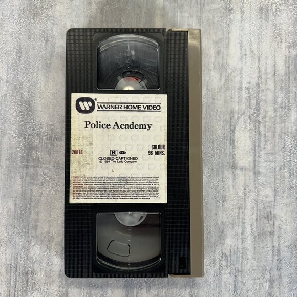 Police Academy VHS Warner Home Video - Black Clamshell Vintage Rare - Picture 10 of 13